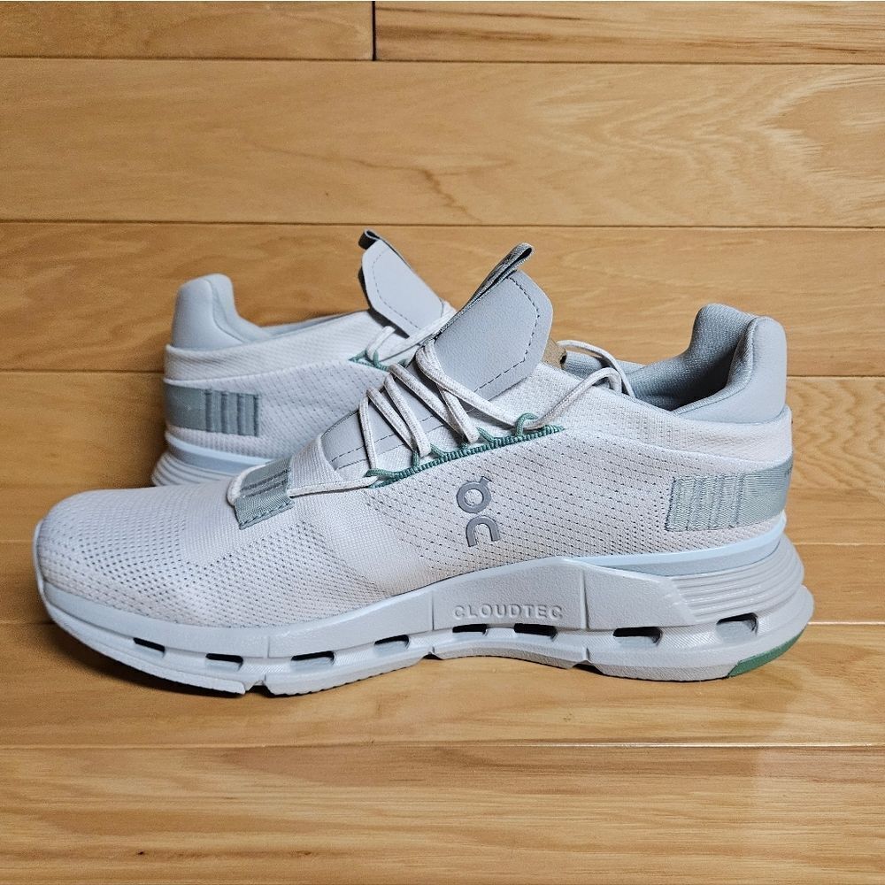 On Running Cloudnova Undyed White Glacier Running Shoe Sneaker 269788 - Picture 9 of 13